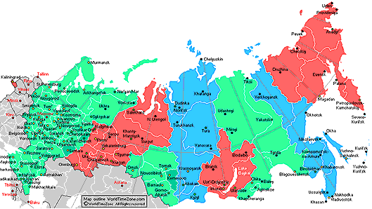 Regions In Russia